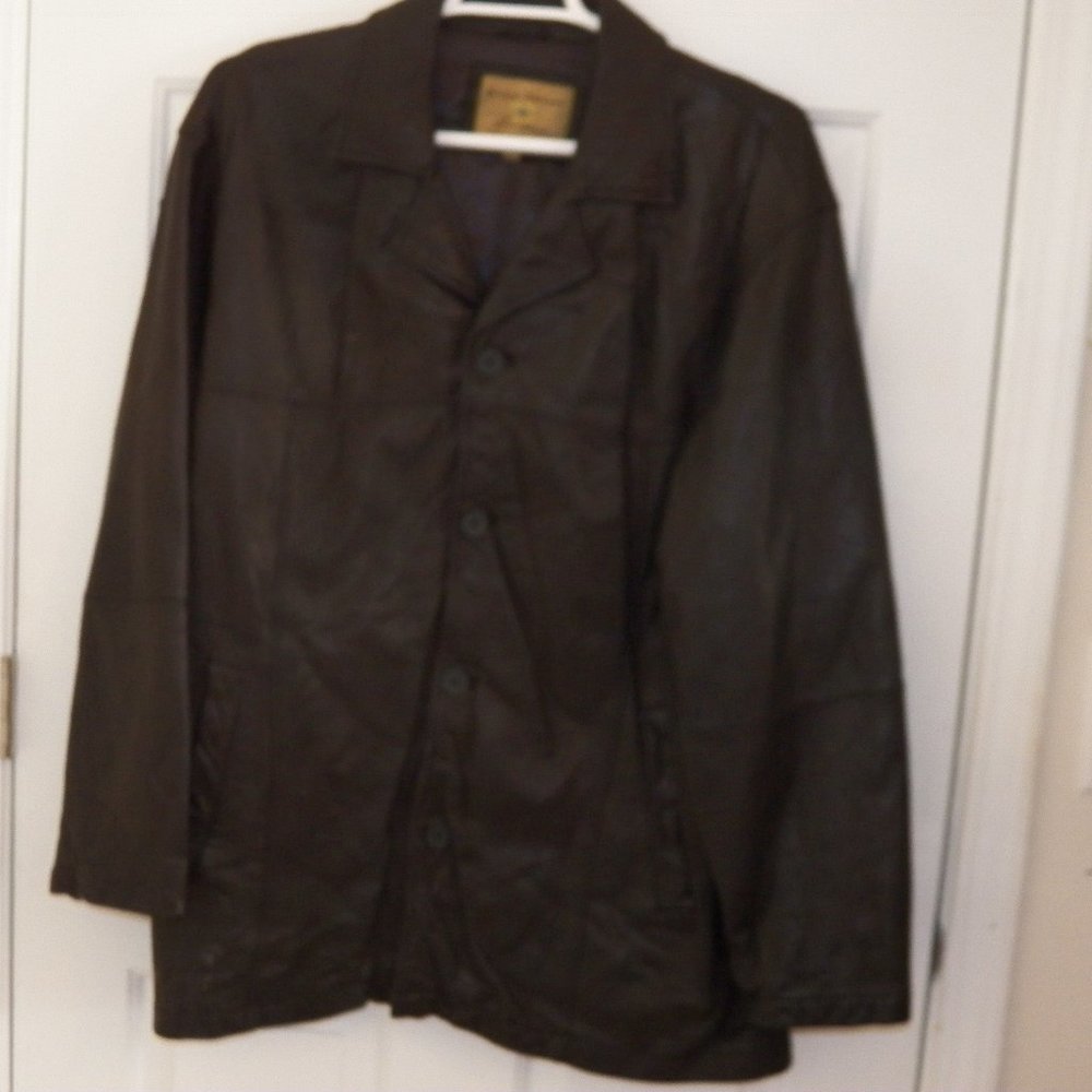 Boston Harbour Outdoorwear Leather Jacket, XL